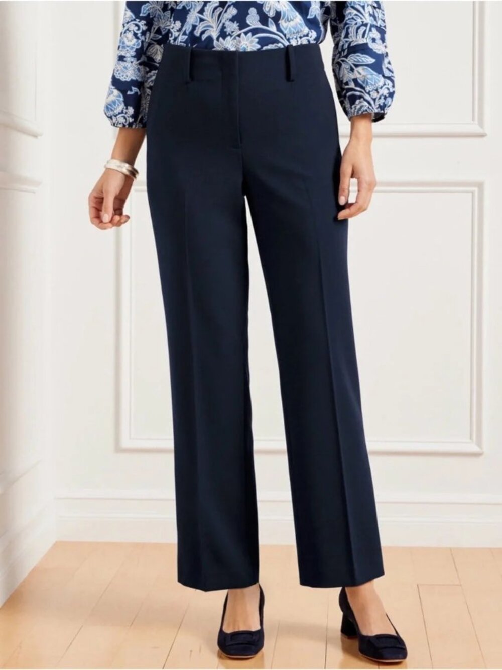 TALBOTS Navy Southampton Dress Trousers - NWT